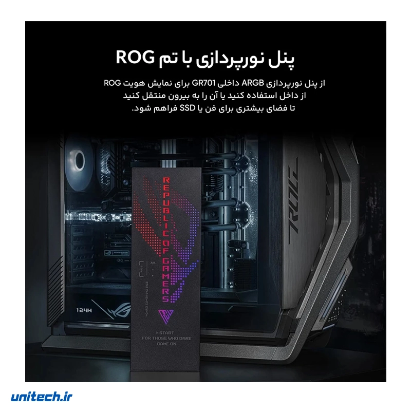 کیس کامپیوتر گیمینگ ایسوس مدل ROG Hyperion GR701، تصویر 12