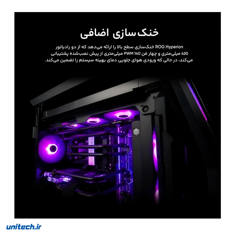 کیس کامپیوتر گیمینگ ایسوس مدل ROG Hyperion GR701، تصویر 8