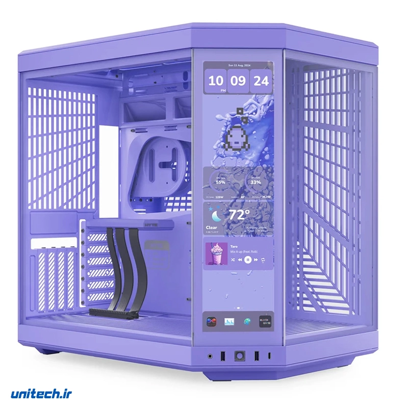 کیس کامپیوتر گیمینگ هایت مدل Y70 Touch Infinite Taro Milk
