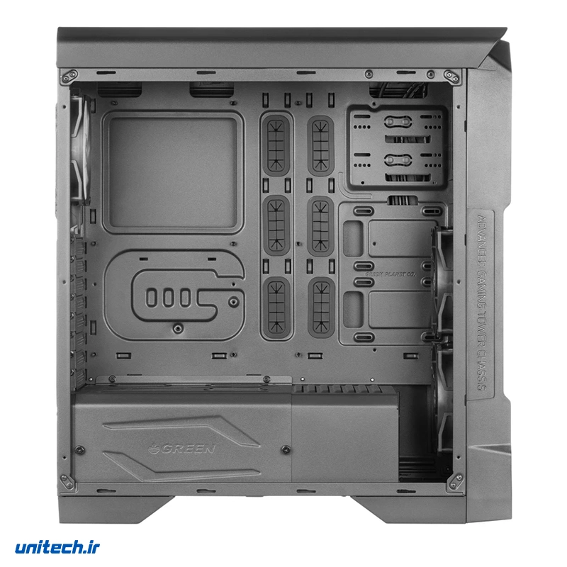 کیس کامپیوتر گیمینگ گرین مدل STRIKER FRGB، تصویر 6