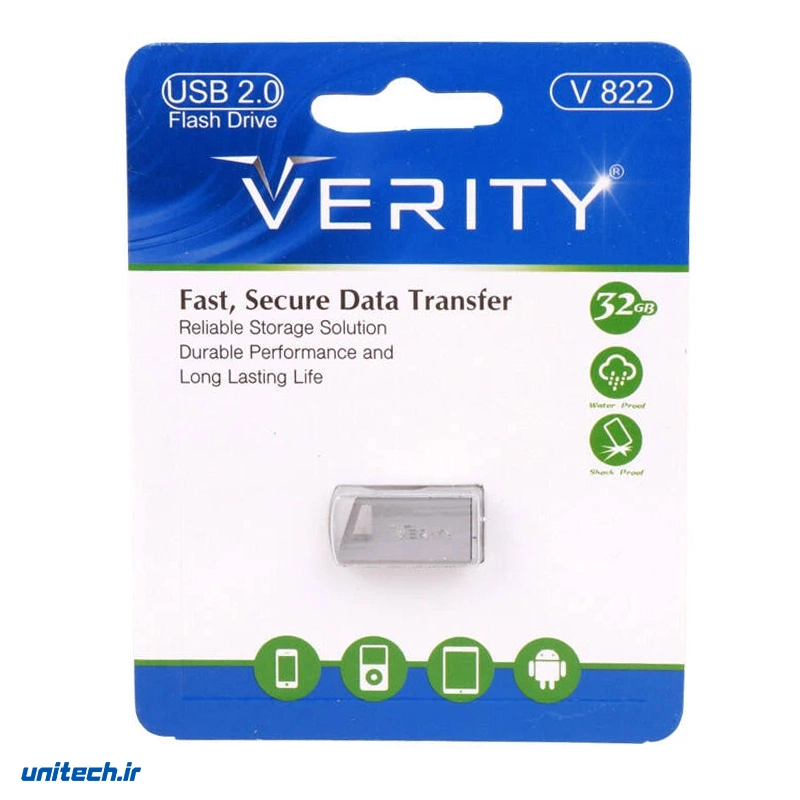 فلش مموری وریتی مدل V822 ظرفیت 32 گیگابایت، تصویر 2