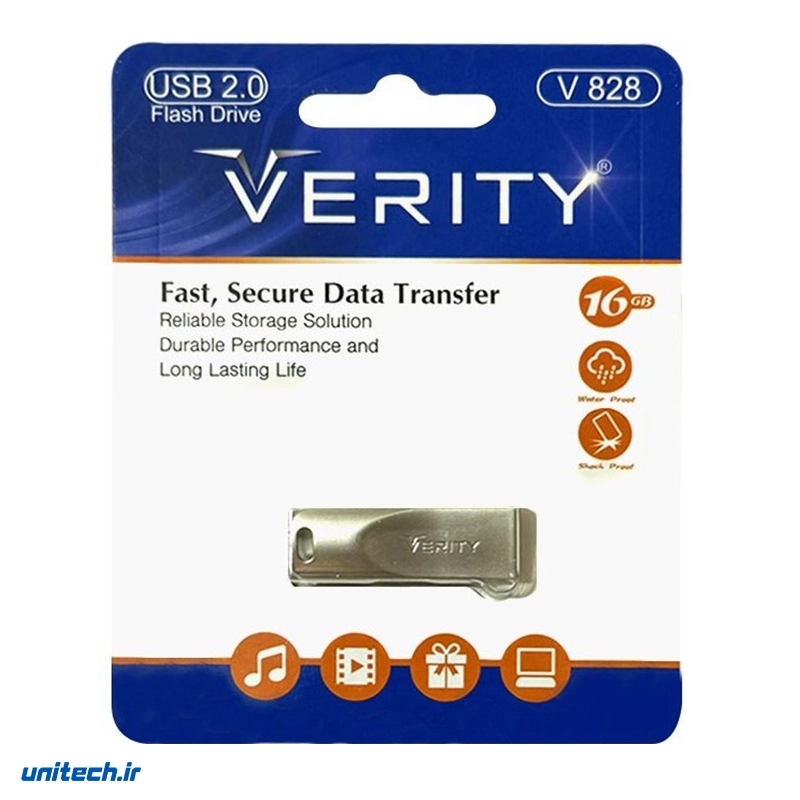 فلش مموری وریتی مدل V828 ظرفیت 16 گیگابایت، تصویر 2