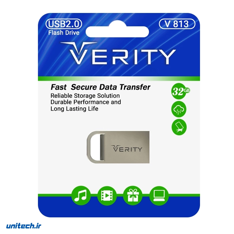 فلش مموری وریتی مدل V813 ظرفیت 32 گیگابایت، تصویر 2