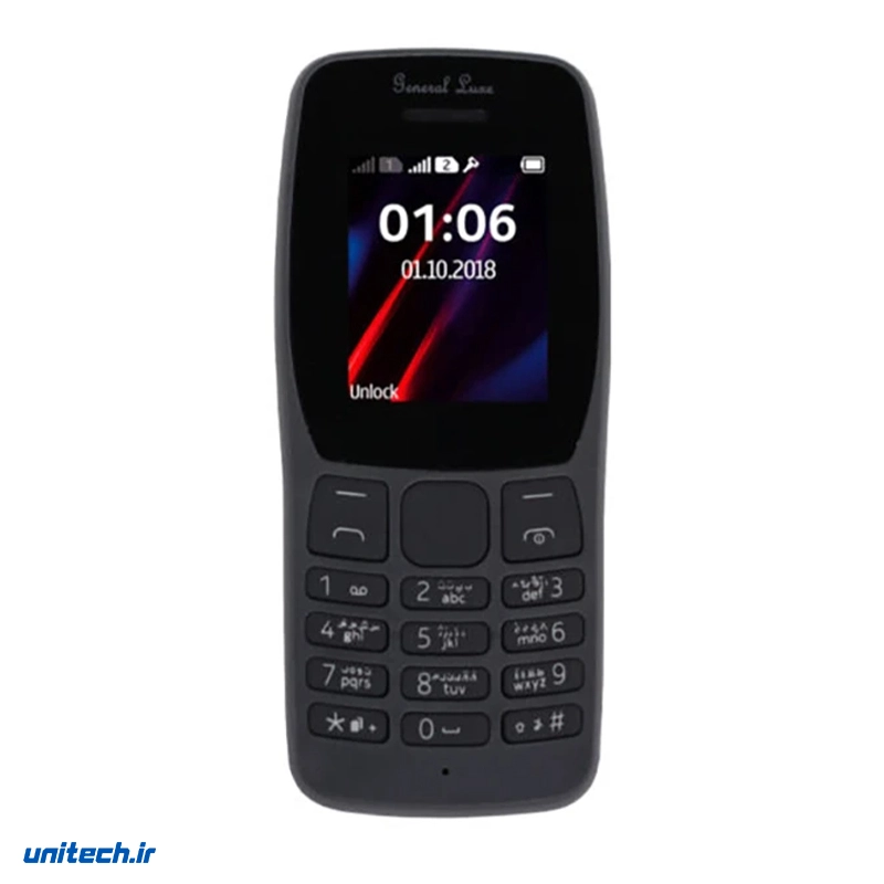 گوشی موبایل جنرال لوکس مدل 110 دو سیم کارت ظرفیت 4 مگابایت، تصویر 2