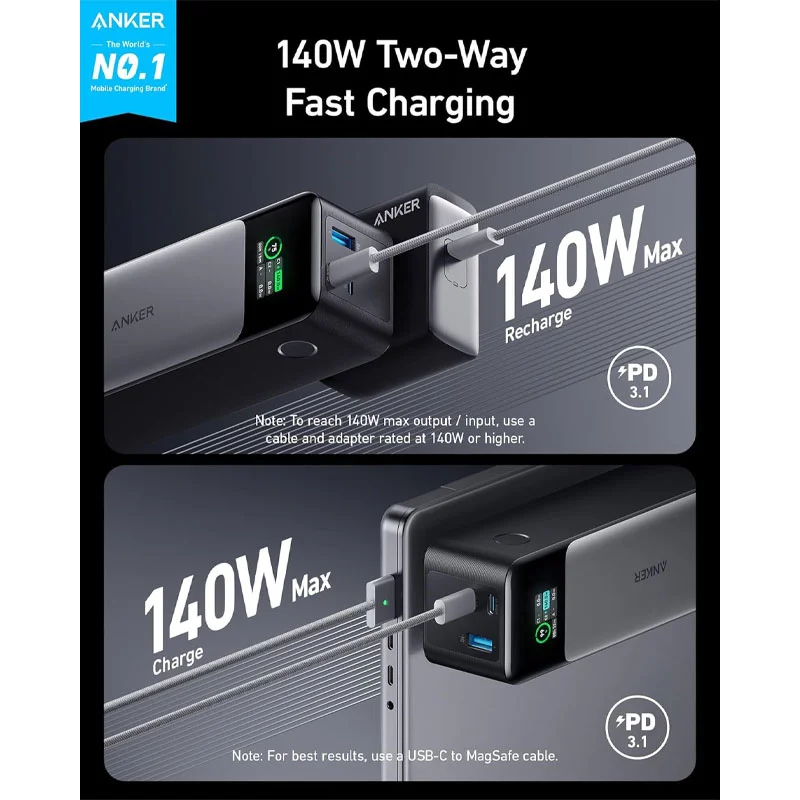 پاوربانک انکر مدل Anker A1289 ظرفیت 24000 میلی آمپر ساعت، تصویر 5