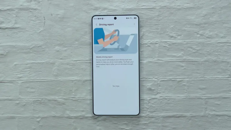 Driving Report in One UI 9