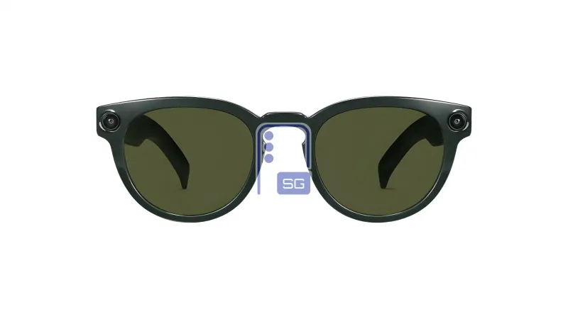 Samsung Warby Parker Intelligent Eyewear Alden Pine Frame Clear Lenses