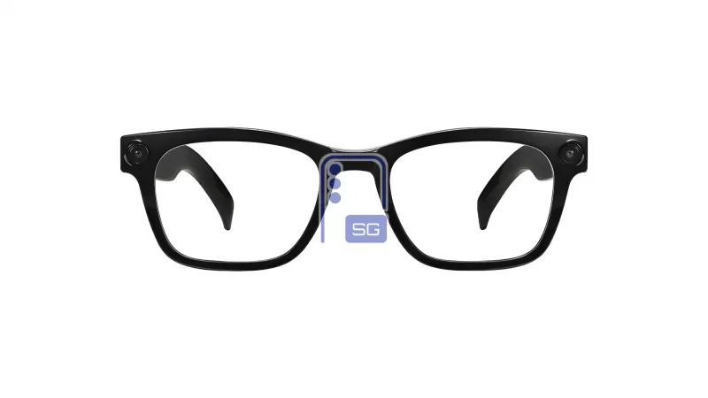 Samsung Warby Parker Intelligent Eyewear Reid Jet Black Frame Clear Lenses