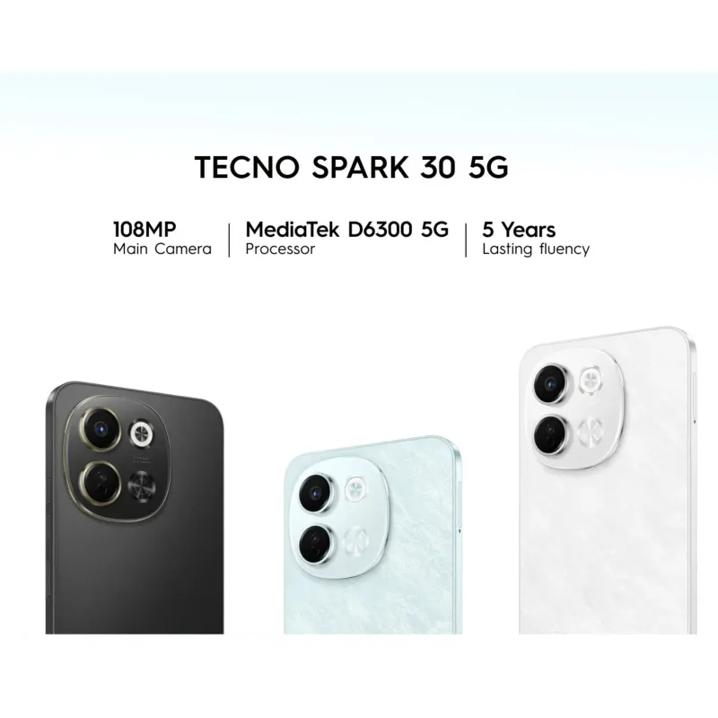 گوشی موبایل تکنو مدل Spark 30 5G دو سیم‌کارت ظرفیت 256 گیگابایت و رم 8 گیگابایت، تصویر 7