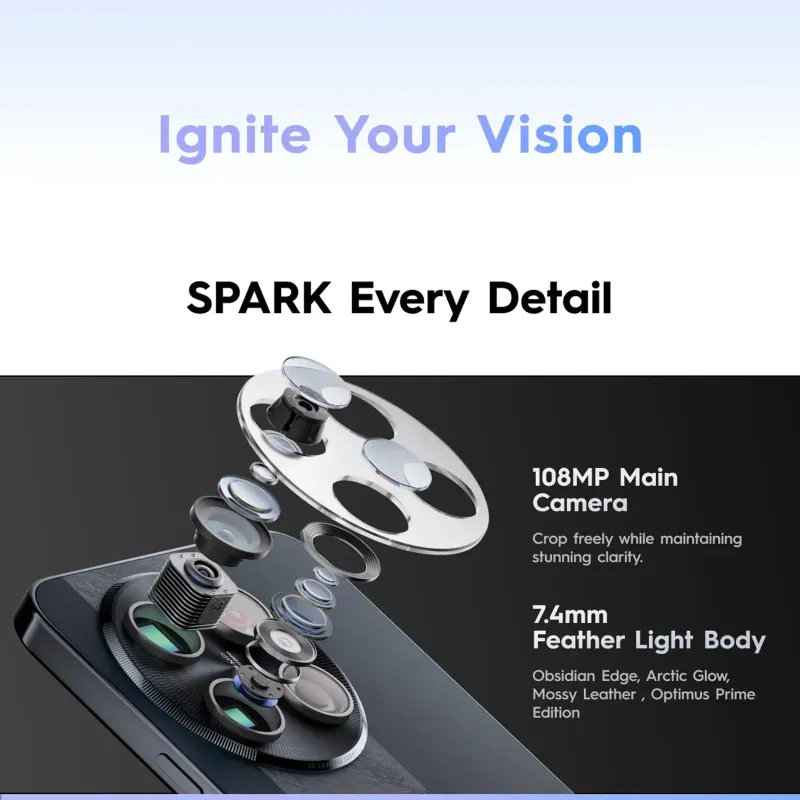 گوشی موبایل تکنو مدل Spark 30 Pro دو سیم کارت ظرفیت 256 گیگابایت و رم 8 گیگابایت، تصویر 4