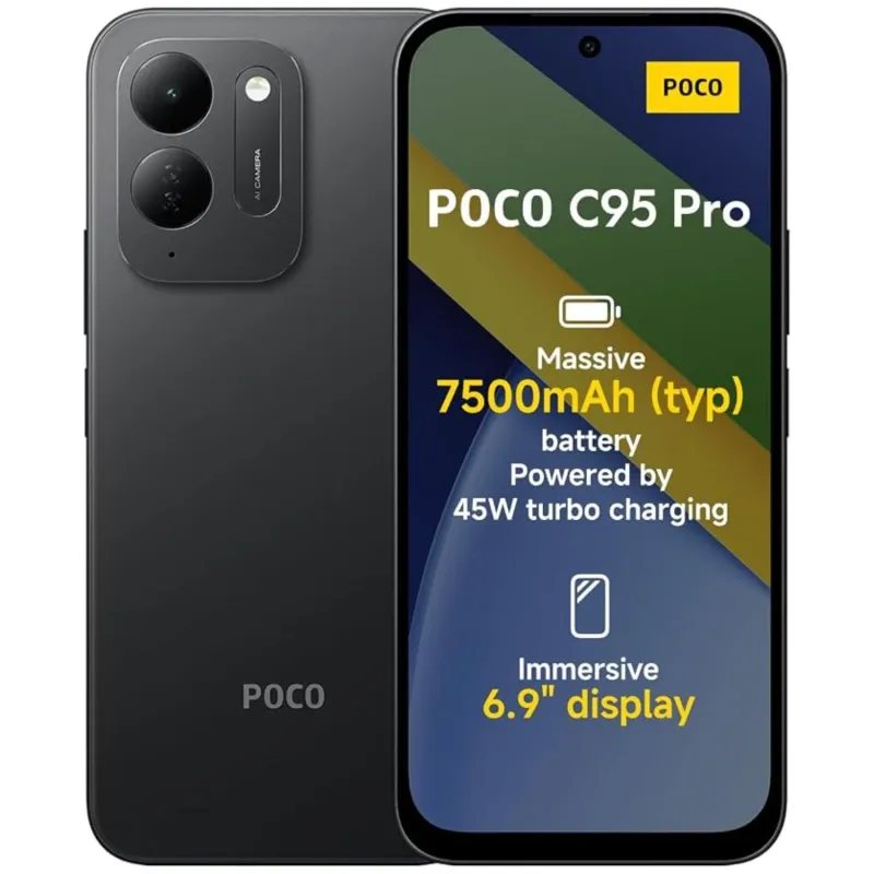 گوشی موبایل شیائومی مدل Poco C95 Pro دو سیم کارت ظرفیت 128 گیگابایت و رم 6 گیگابایت، تصویر 5
