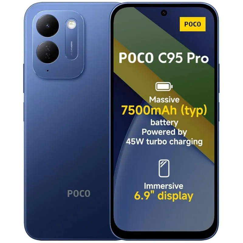 گوشی موبایل شیائومی مدل Poco C95 Pro دو سیم کارت ظرفیت 128 گیگابایت و رم 6 گیگابایت، تصویر 6