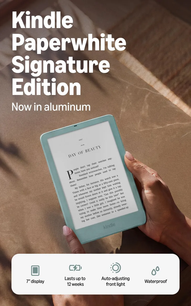 Amazon Kindle Paperwhite and Paperwhite Signature Edition (7th gen)