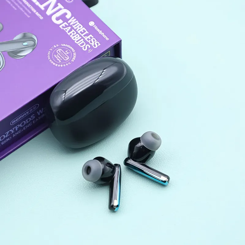 هدفون بلوتوثی ریمکس مدل CozyPods W21N دارای (ANC) و (ENC)، تصویر 3