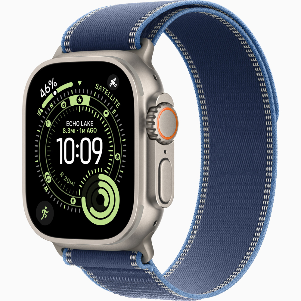 ساعت هوشمند 49 میلیمتری اپل مدل Ultra 3 Natural Titanium با بند Trail Loop