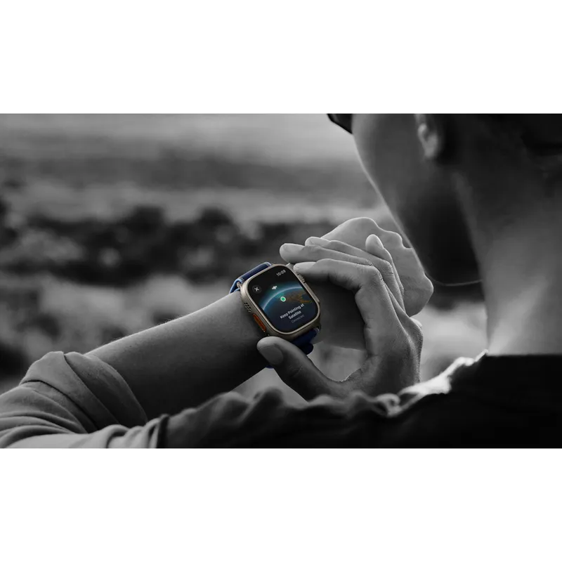 ساعت هوشمند 49 میلی‌متری اپل مدل Ultra 3 Natural Titanium با بند Trail Loop، تصویر 12