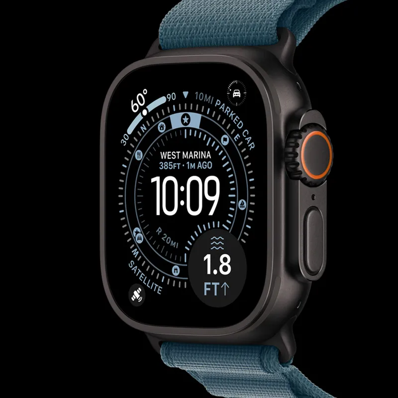 ساعت هوشمند 49 میلی‌متری اپل مدل Ultra 3 Natural Titanium با بند Trail Loop، تصویر 13