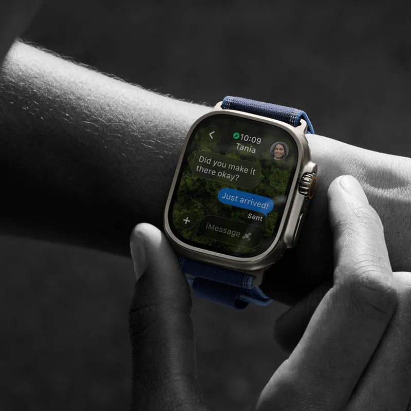 ساعت هوشمند 49 میلی‌متری اپل مدل Ultra 3 Natural Titanium با بند Trail Loop، تصویر 14