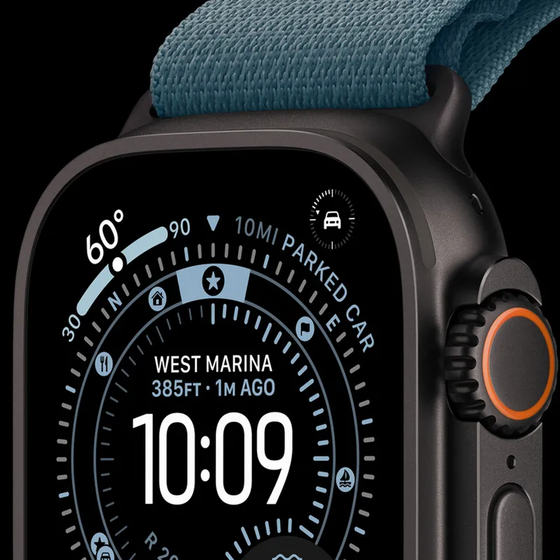 ساعت هوشمند 49 میلی‌متری اپل مدل Ultra 3 Natural Titanium با بند Trail Loop، تصویر 15