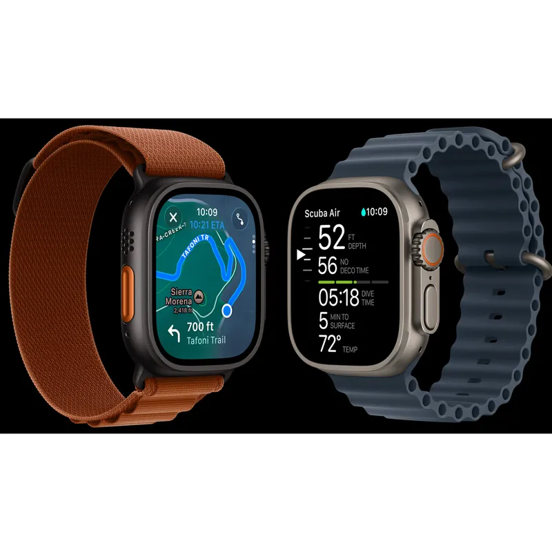 ساعت هوشمند 49 میلی‌متری اپل مدل Ultra 3 Natural Titanium با بند Trail Loop، تصویر 16