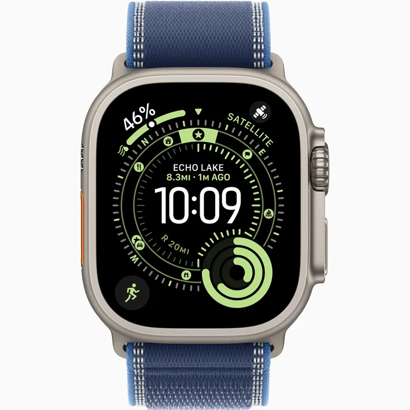 ساعت هوشمند 49 میلی‌متری اپل مدل Ultra 3 Natural Titanium با بند Trail Loop، تصویر 21