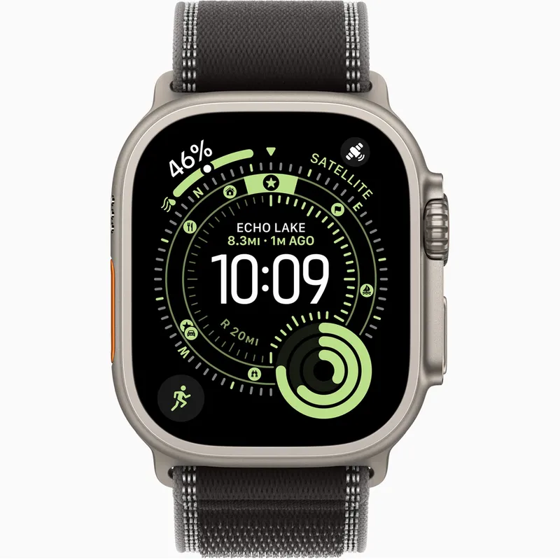 ساعت هوشمند 49 میلی‌متری اپل مدل Ultra 3 Natural Titanium با بند Trail Loop، تصویر 26