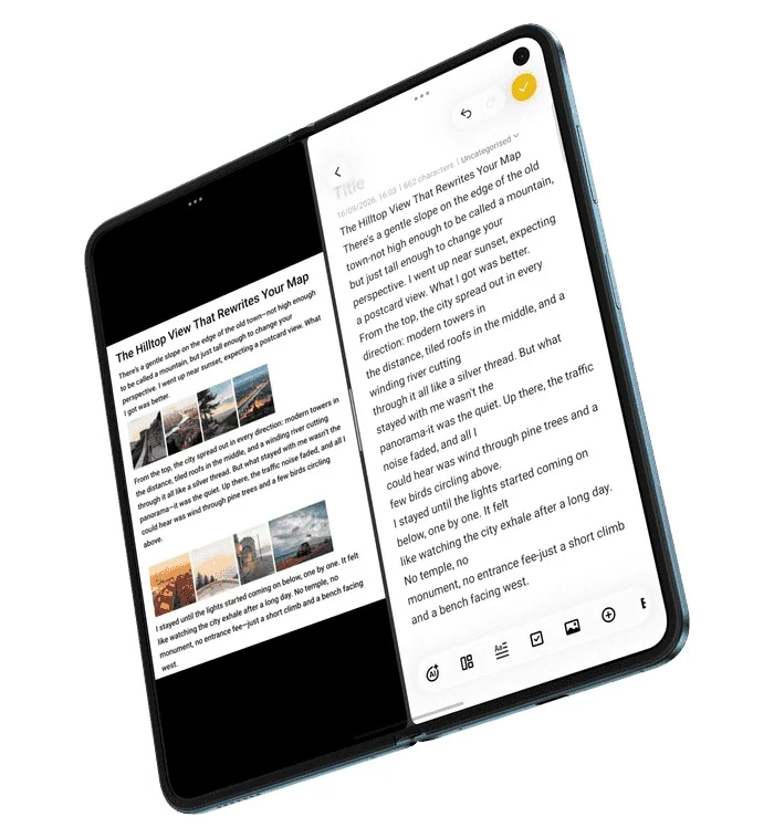 Drag to extract text