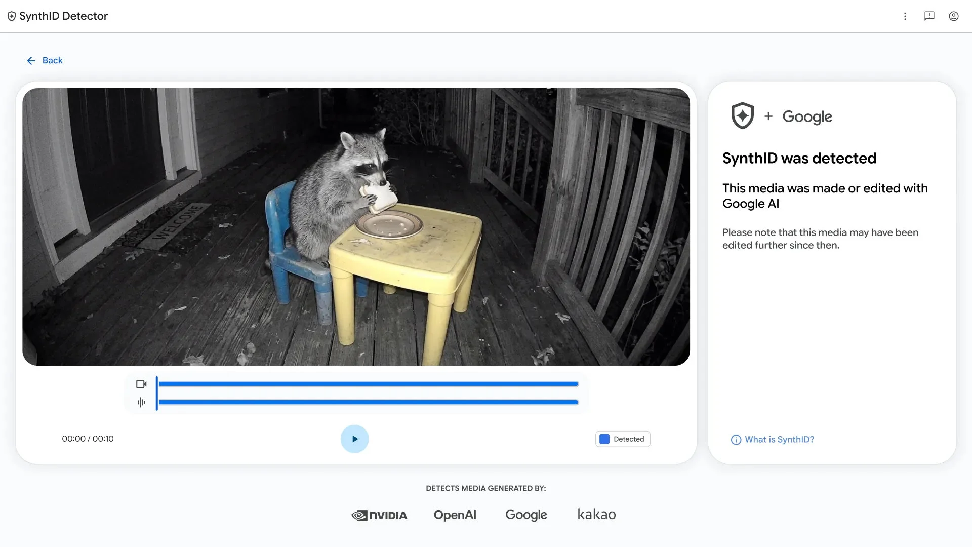 Everyone can now check if an image, video, or audio file was made with AI