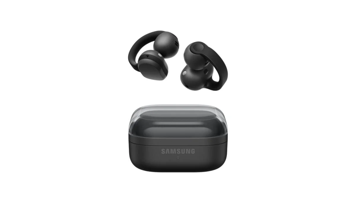 Samsung Galaxy Buds On Charging Case Black