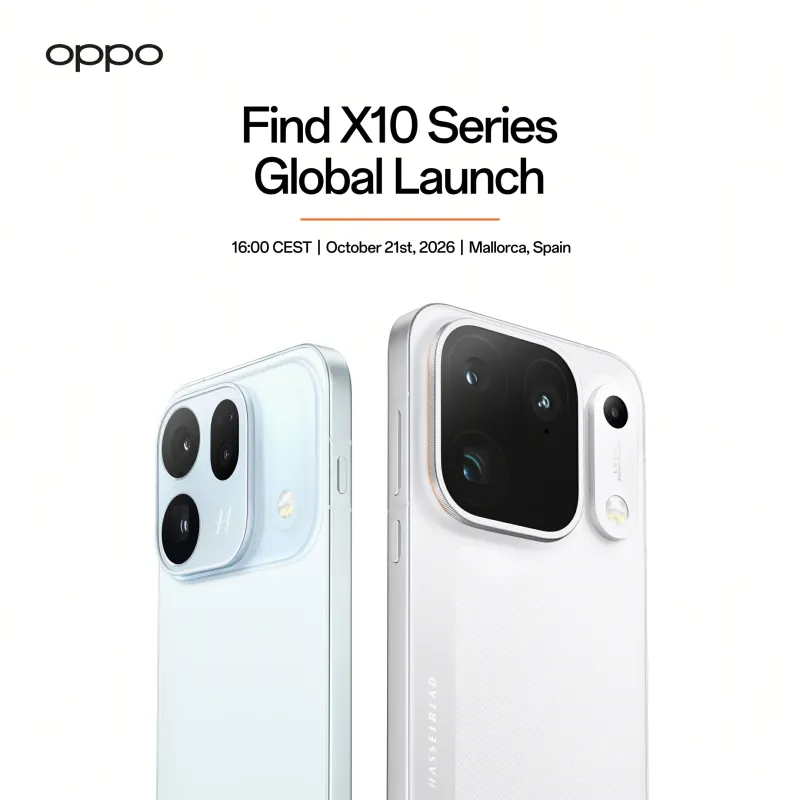 اوپو Find X10 و Find X10 پرو مکس، ۲۱ اکتبر جهانی می‌شوند