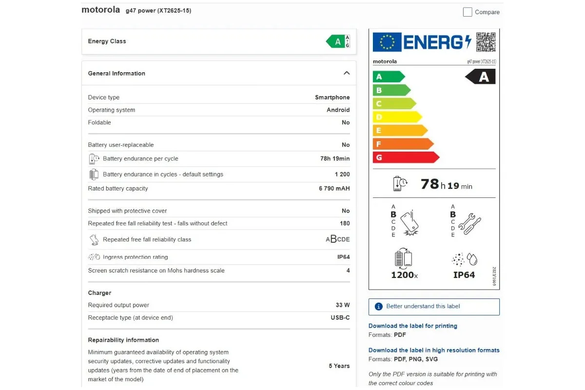 Moto G47 Power is coming with a much larger battery than the G47