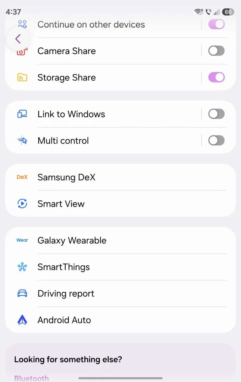 Samsung DeX keyboard shortcut settings