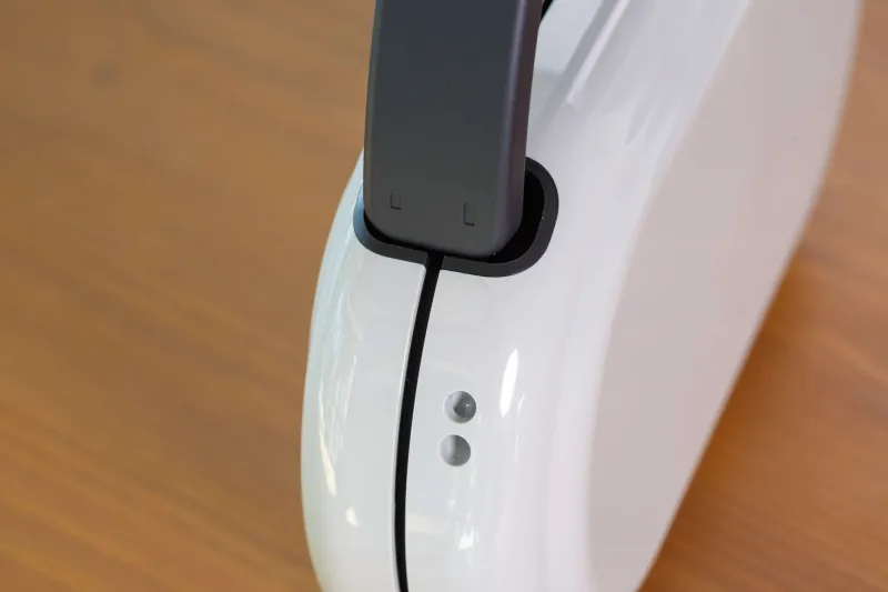 The case has a lanyard placeholder