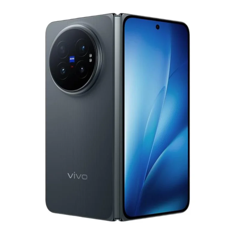 The vivo X Fold6 comes in Nebula Teal and Prism Black