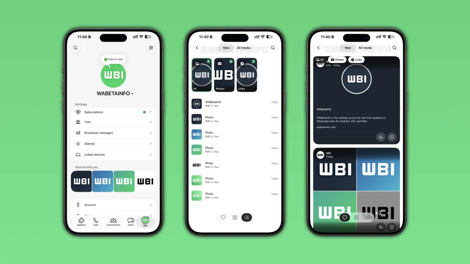 WhatsApp is bringing its media hub to iPhones