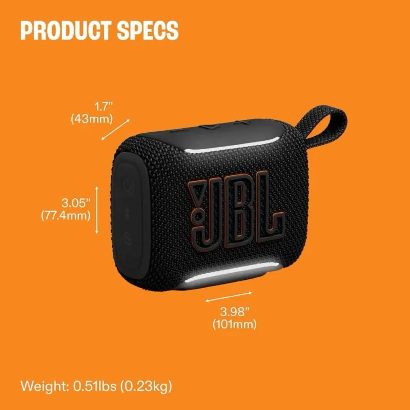 اسپیکر بلوتوثی قابل حمل جی بی ال مدل Go 5، تصویر 17