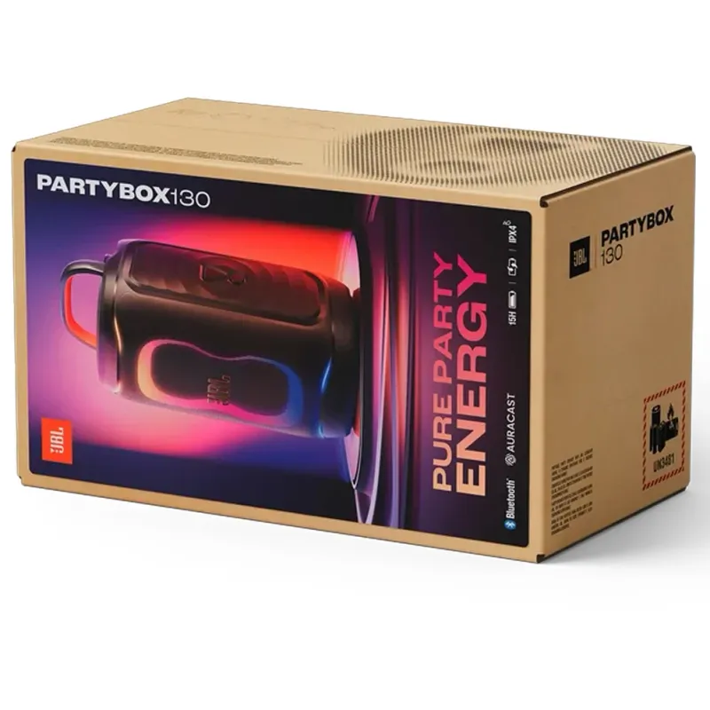 اسپیکر بلوتوثی قابل حمل جی بی ال مدل PartyBox 130، تصویر 18
