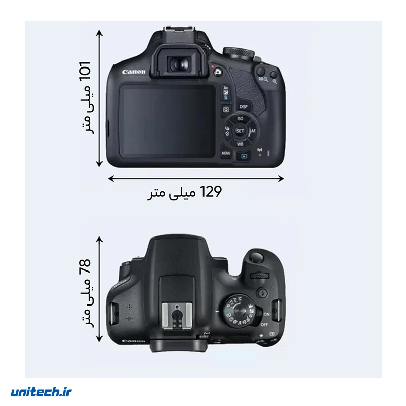 دوربین دیجیتال کانن مدل EOS 2000D به همراه لنز 18-55 میلی متر DC III، تصویر 4