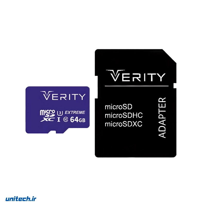 رم میکرو 64 گیگ وریتی مدل U3 533X خشابدار، تصویر 2