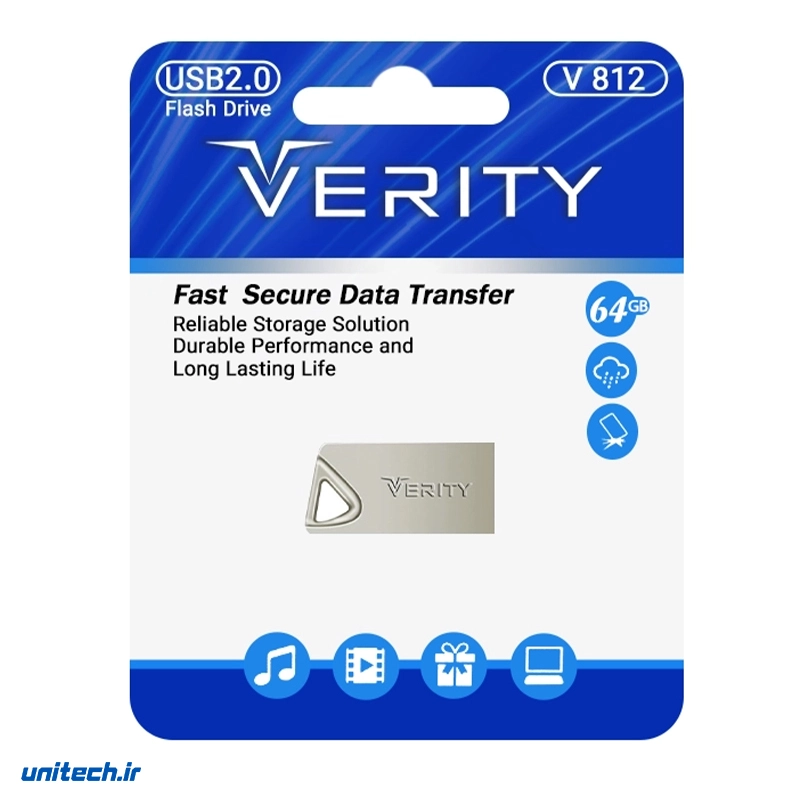 فلش مموری وریتی مدل 812 ظرفیت 64 گیگابایت، تصویر 2