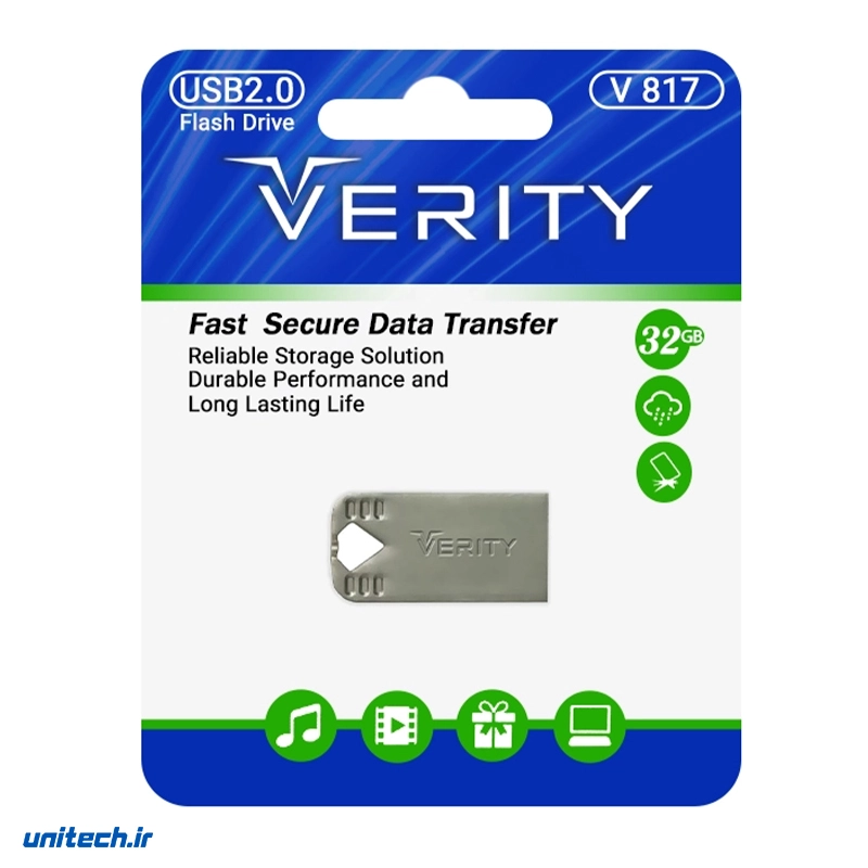فلش مموری وریتی مدل 817 ظرفیت 32 گیگابایت، تصویر 2