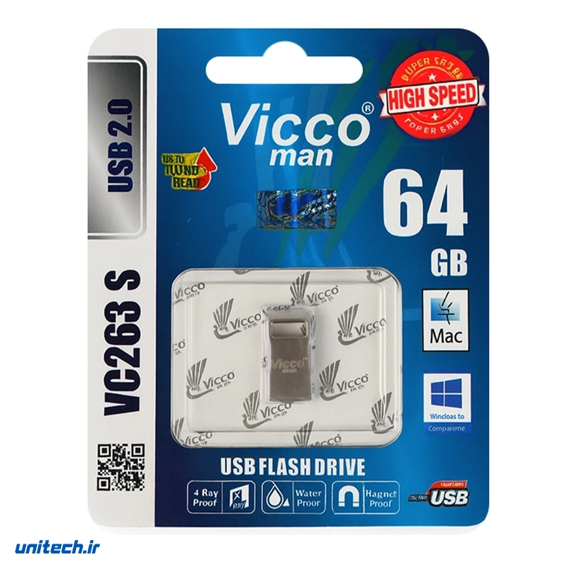 فلش مموری ویکو مدل VC263 ظرفیت 64 گیگابایت، تصویر 2