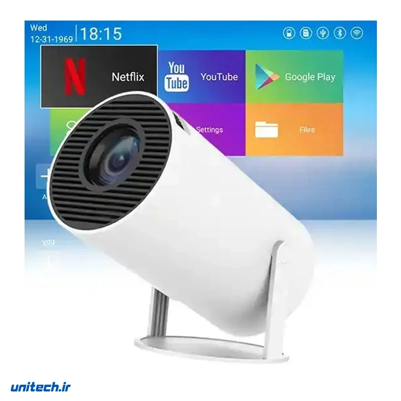 ویدئو پروژکتور مدل HY-300 Android، تصویر 3
