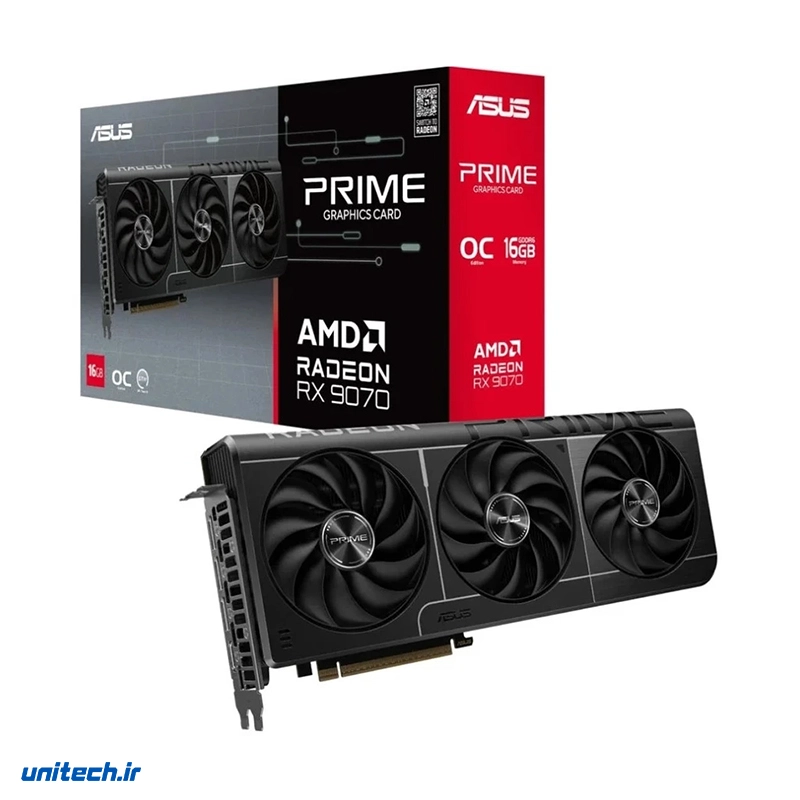 کارت گرافیک ایسوس مدل Prime Radeon RX 9070 XT 16GB GDDR6 OC Edition، تصویر 7
