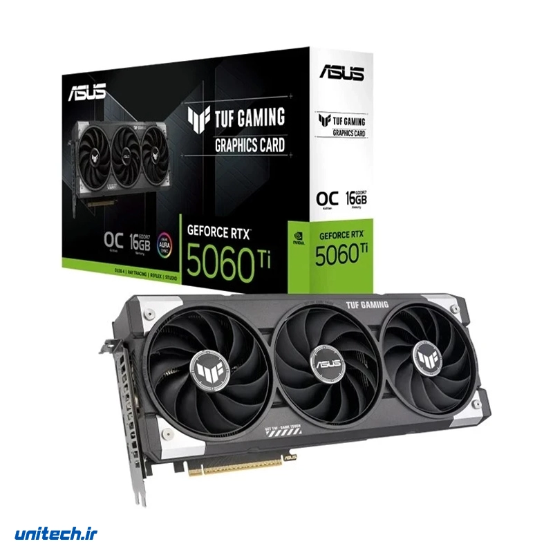 کارت گرافیک ایسوس مدل TUF Gaming GeForce RTX 5060Ti 16GB GDDR7 OC Edition، تصویر 6