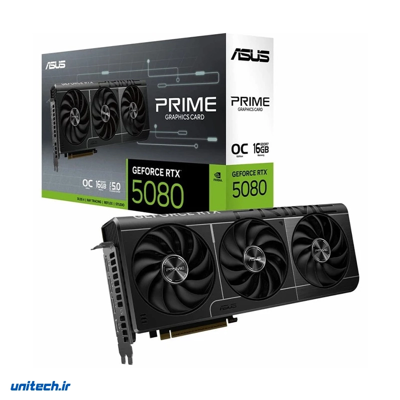 کارت گرافیک ایسوس مدل PRIME GeForce RTX 5080 16GB GDDR7 OC Edition، تصویر 2