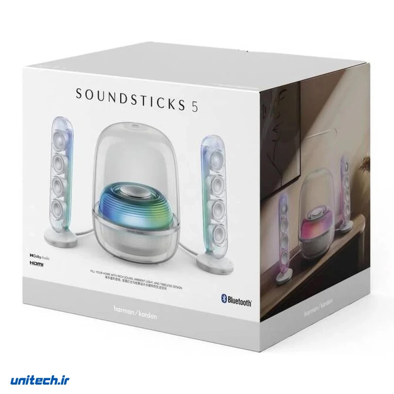 اسپیکر بلوتوثی هارمن کاردن مدل SoundSticks 5، تصویر 10