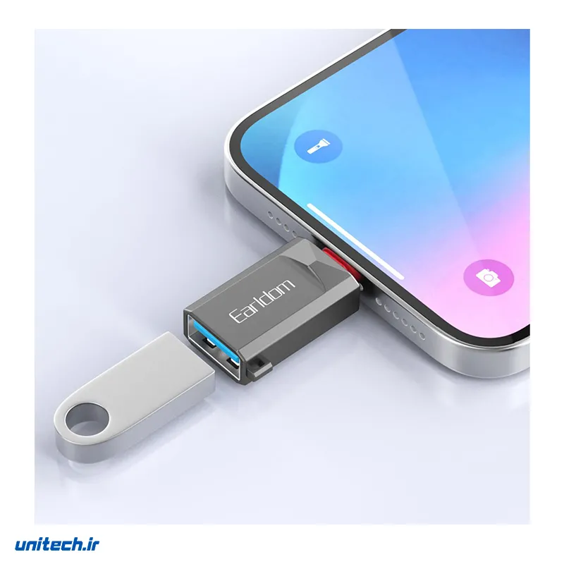 تبدیل OTG آیفون ارلدام مدل OT87L، تصویر 2