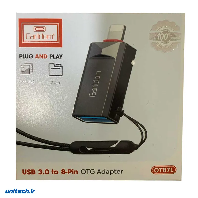 تبدیل OTG آیفون ارلدام مدل OT87L، تصویر 4