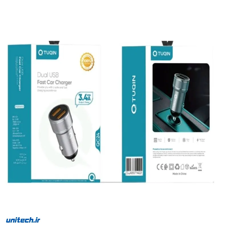شارژر فندکی 18 وات کیوتوکین مدل QC24، تصویر 2